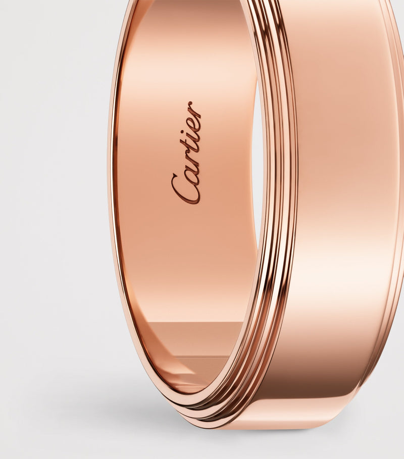 Cartier d'Amour wedding ring rose gold 18kt, imported from the UK