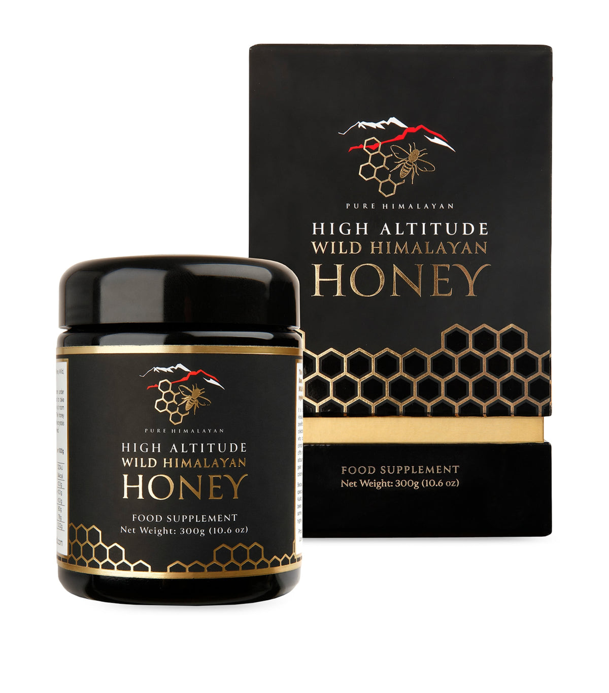 Pure Himalayan high altitude raw Himalayan honey 300g, imported from the UK