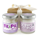 The Green Woman LOVE deodorant and body butter gift set, UK version