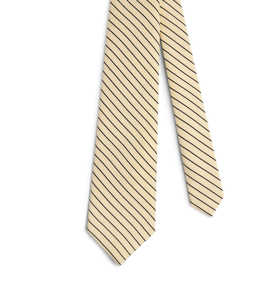 Dunhill mulberry silk stripe tie 9.5cm, imported from the UK