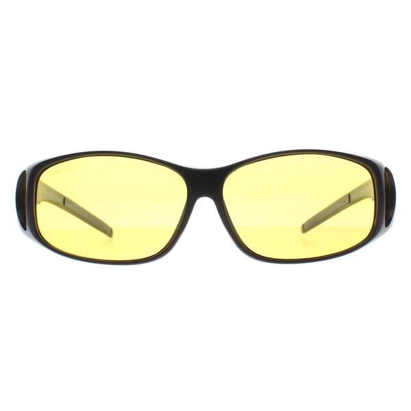 Montana fitover sunglasses black polarized yellow lenses - British product