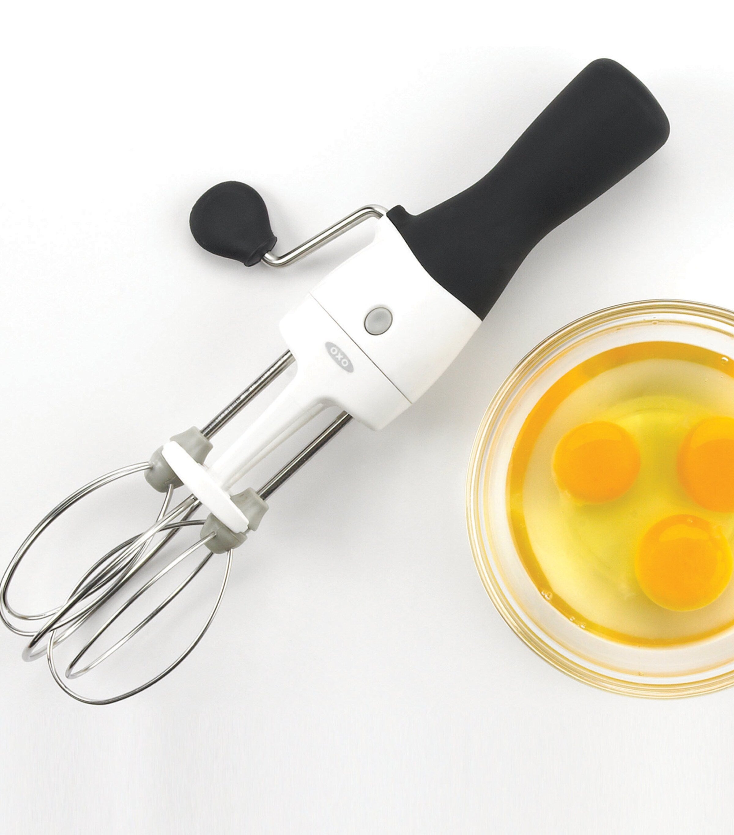 Oxo Good Grips egg beater, imported from the UK