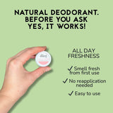 Natural Deo Co deodorant balm mint eucalyptus 10g, imported from the UK