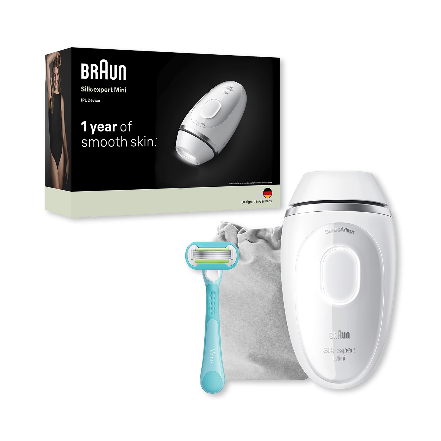 Braun IPL hair removal device Silk·expert Mini, UK version