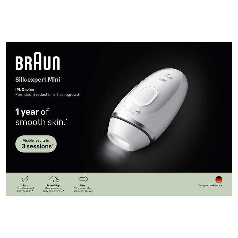 Braun IPL hair removal device Silk·expert Mini, UK version