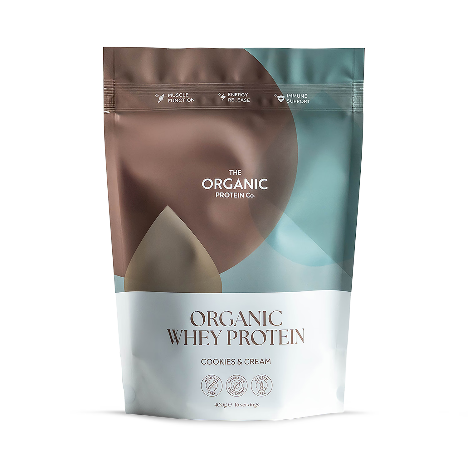 Organic Protein Co. Cookies & Cream protein 400g - British product