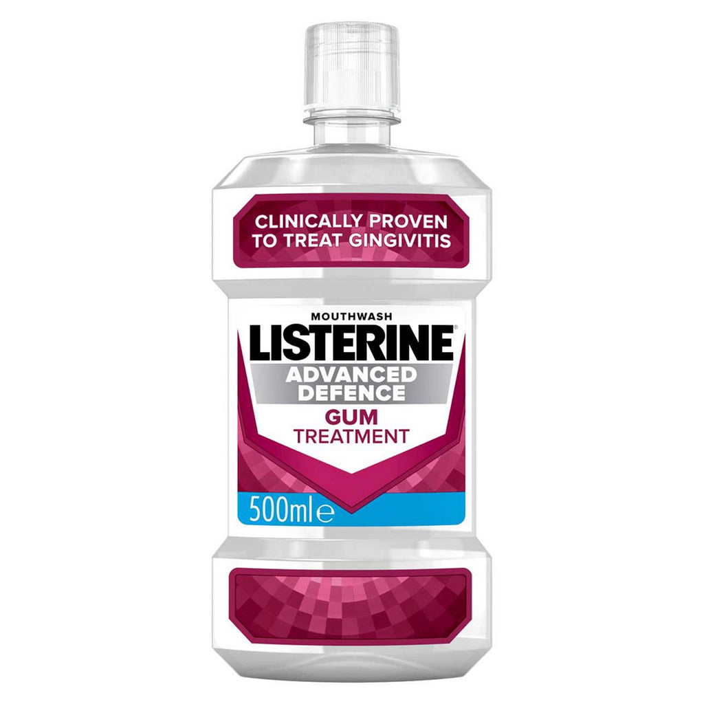 Listerine Advanced Defence Crisp Mint Gum Treatment 500ml