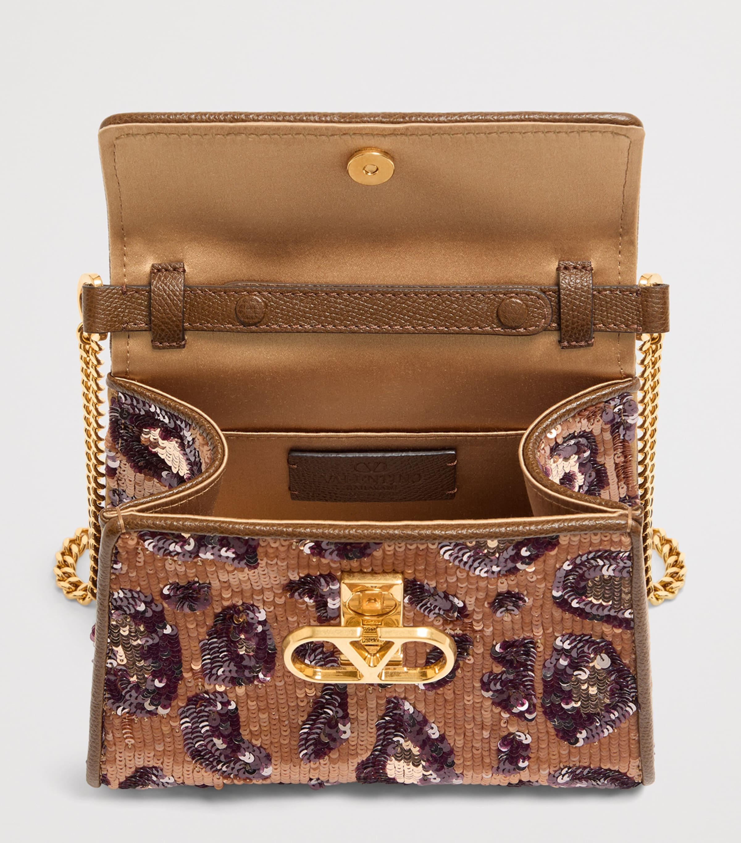Valentino Garavani mini silk embellished VSLING top-handle bag, UK version