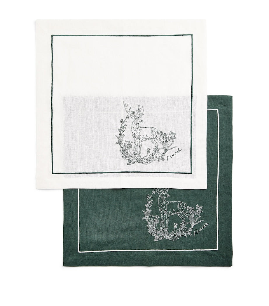 Harrods toile napkins set of 4 imported from the UK