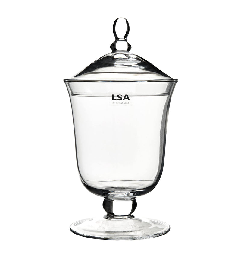 LSA International Glass Bonbon Jar, UK version