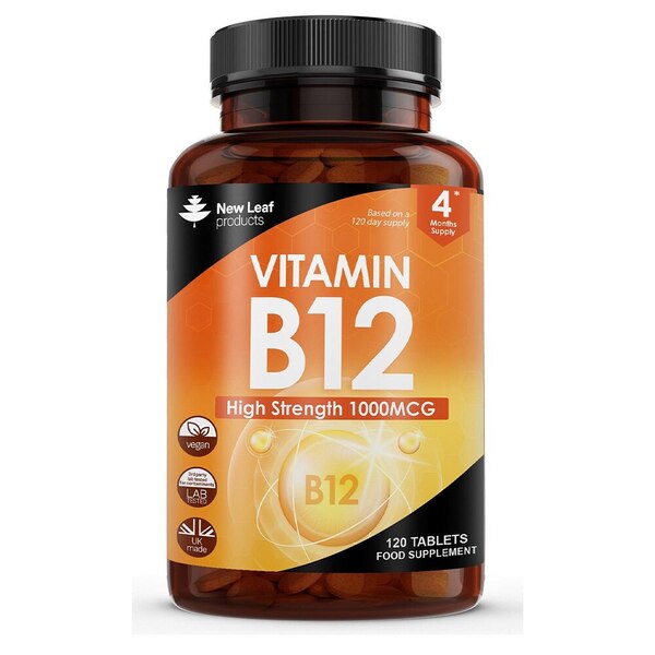 Vitamin B12 High Strength Tablets - 1000mcg MeCbl Supplement