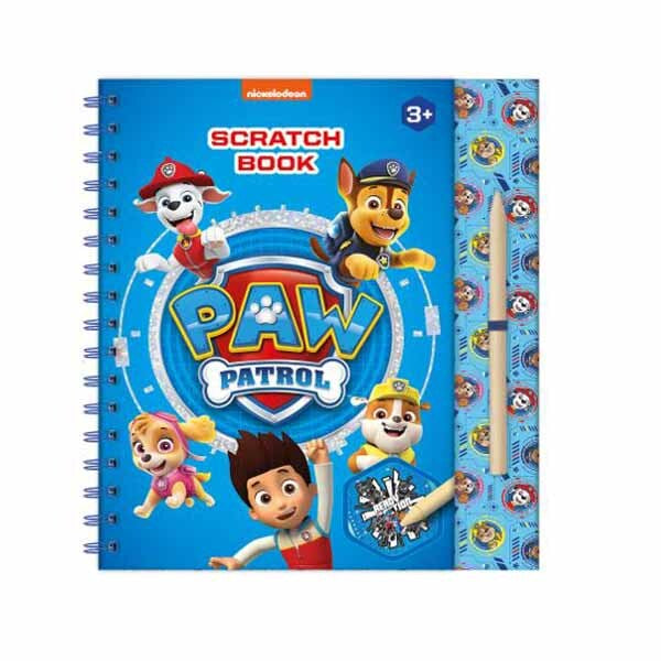 Totum Paw Patrol Scratch Book activity set, UK version