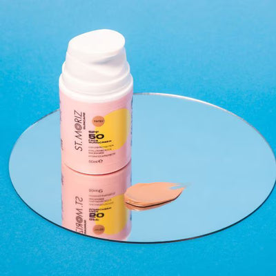 Superdrug St Moriz SPF50 Tonet Ansiktssolkrem 50ml- Kjøp online hos McGrocer