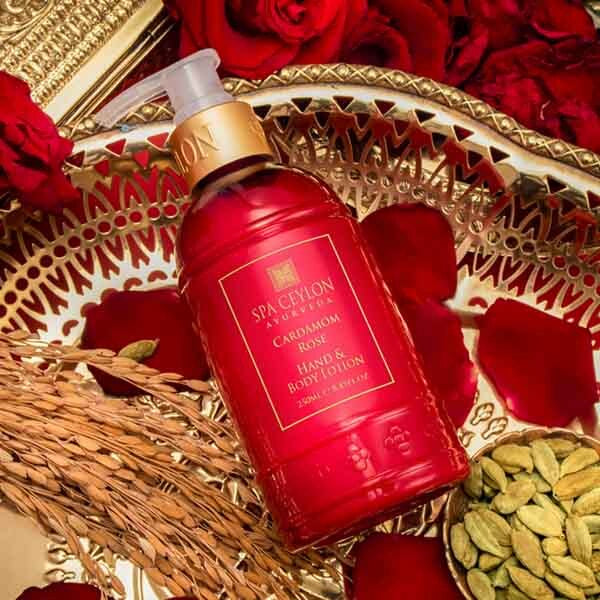 SPA CEYLON Cardamom Rose body lotion 250ml - British product