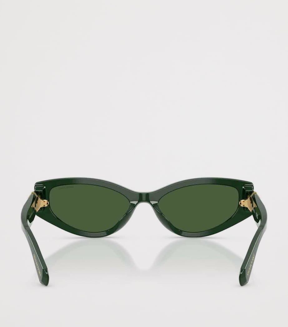 Swarovski cat eye sunglasses with crystal accents, UK version