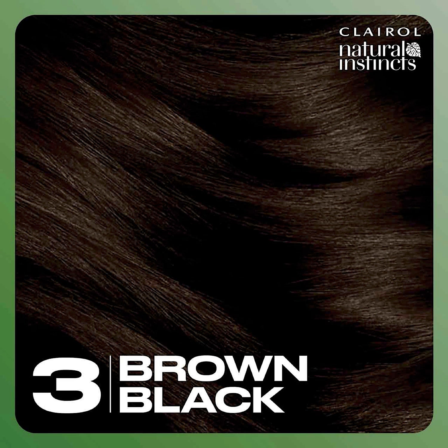 Clairol Natural Instincts Brown Black 3 hair dye, UK version