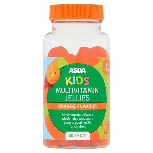 ASDA  Kids Multivitamin Jellies Orange Flavour 1 a Day 3+ Years GOODS ASDA   