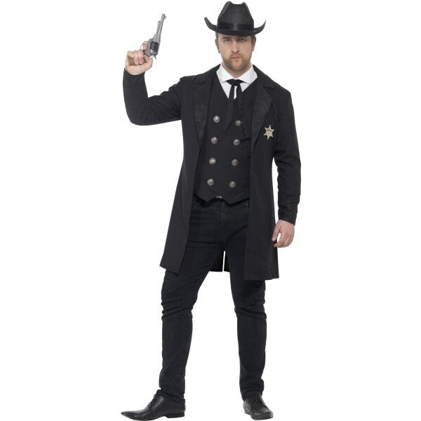 Smiffys Curves Sheriff Costume with accessories, UK version
