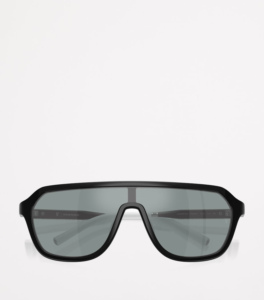 Oliver Peoples R-12 goggle sunglasses acetate frame - British product