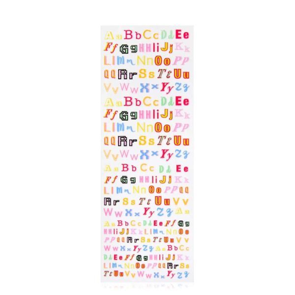 Lottie London Stick To It Nail Sticker - Alphabet GOODS Superdrug   