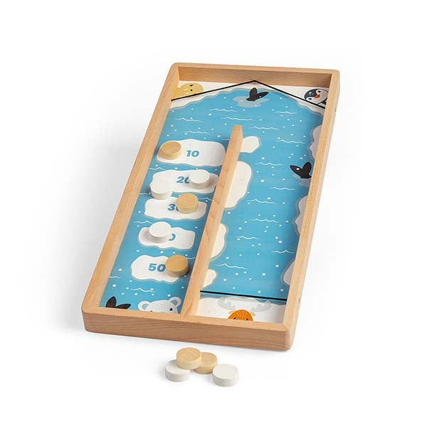 Bigjigs Toys Wooden Ice Puck Game