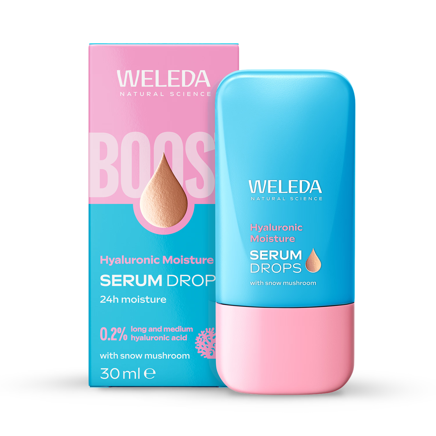 Weleda hyaluronic serum moisture drops 30ml, UK version