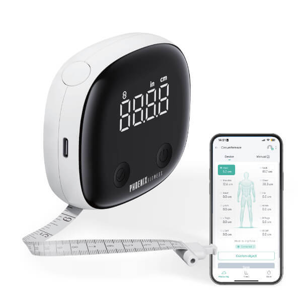 Phoenix Fitness smart body measuring tape with Bluetooth - British product