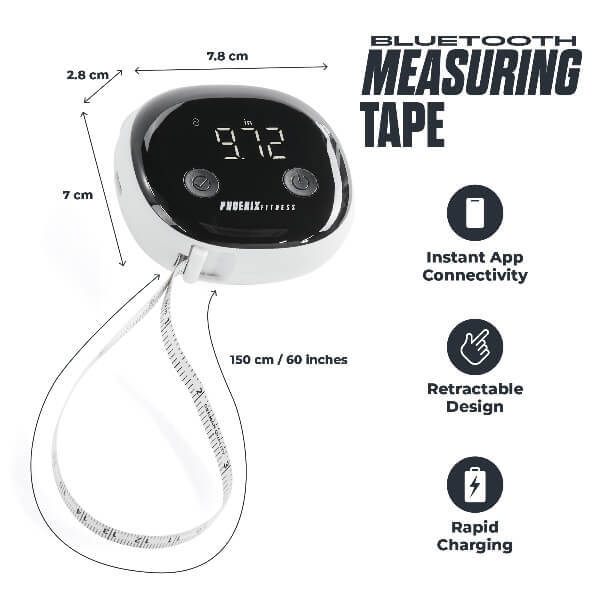 Phoenix Fitness smart body measuring tape with Bluetooth - British product