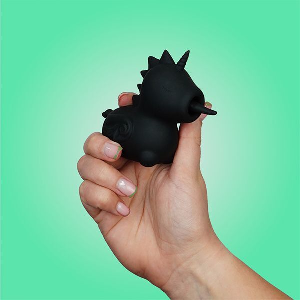 Unihorn Wild Spirit vibrator with twirling tip, imported from the UK