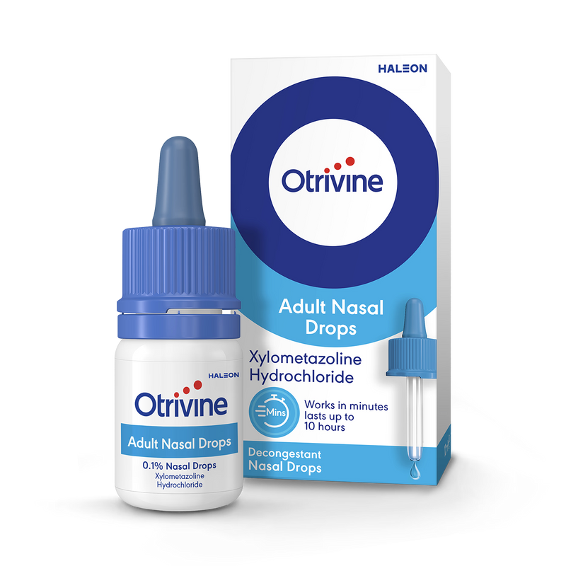 Otrivine adult nasal drops 10ml, UK version