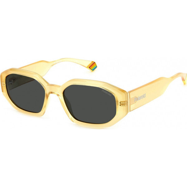 Polaroid yellow PLD 6189 sunglasses, imported from the UK