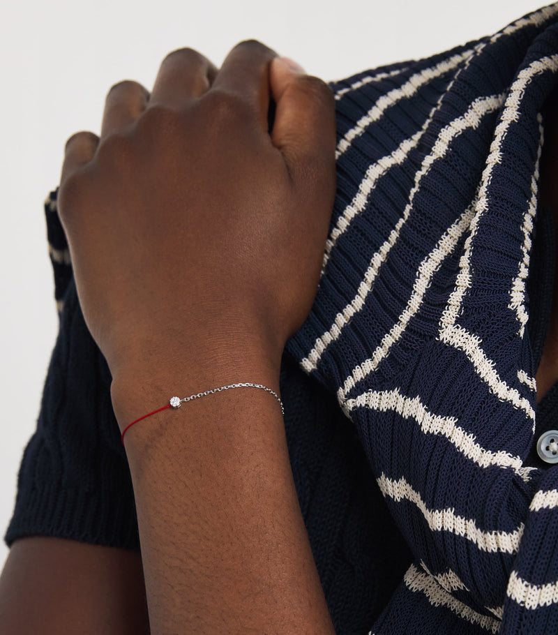 Redline 20th Anniversary Gold and Diamond Thread Bracelet, imported from the UK