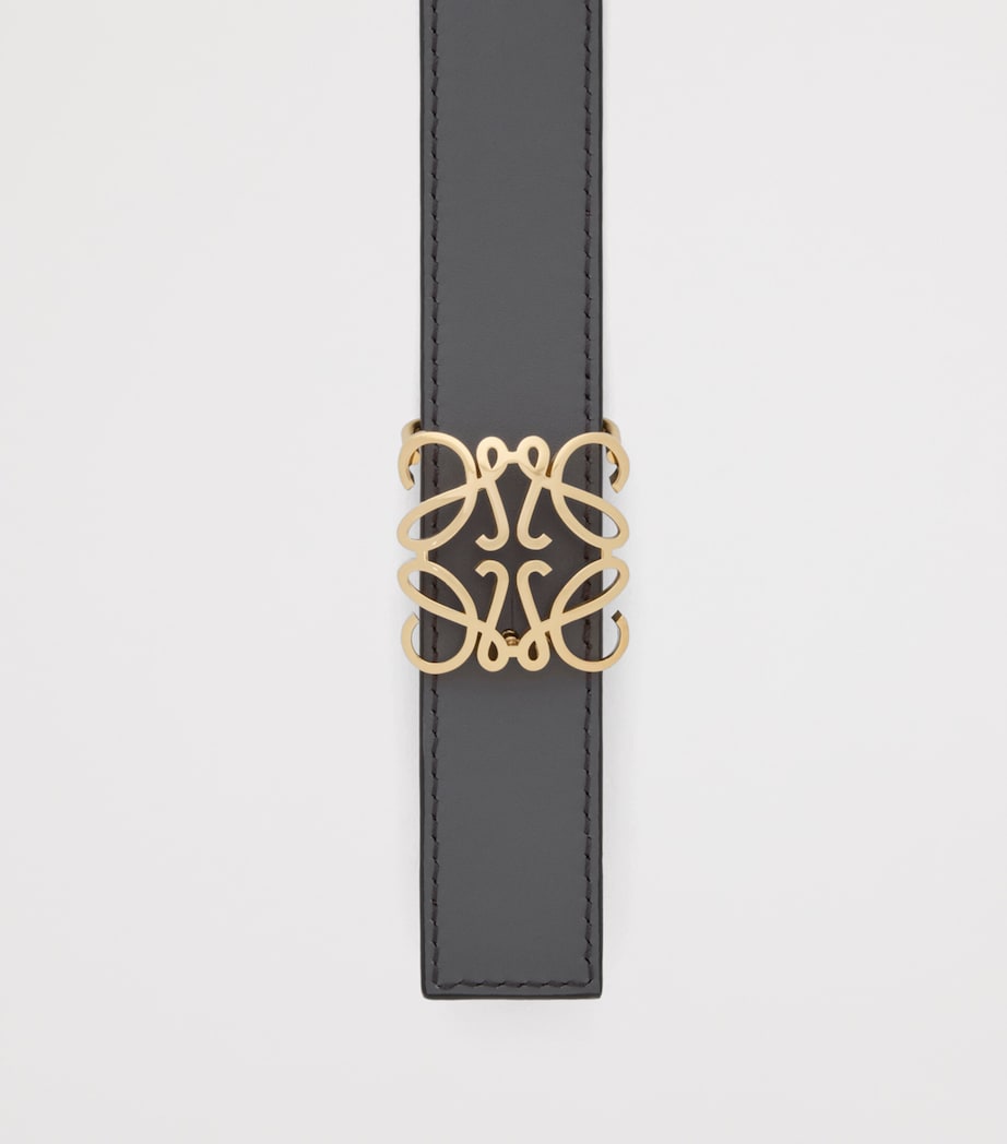 LOEWE reversible Anagram Bombé belt 3cm - British product