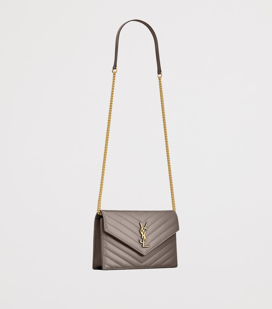 Saint Laurent calfskin envelope chain wallet - British product