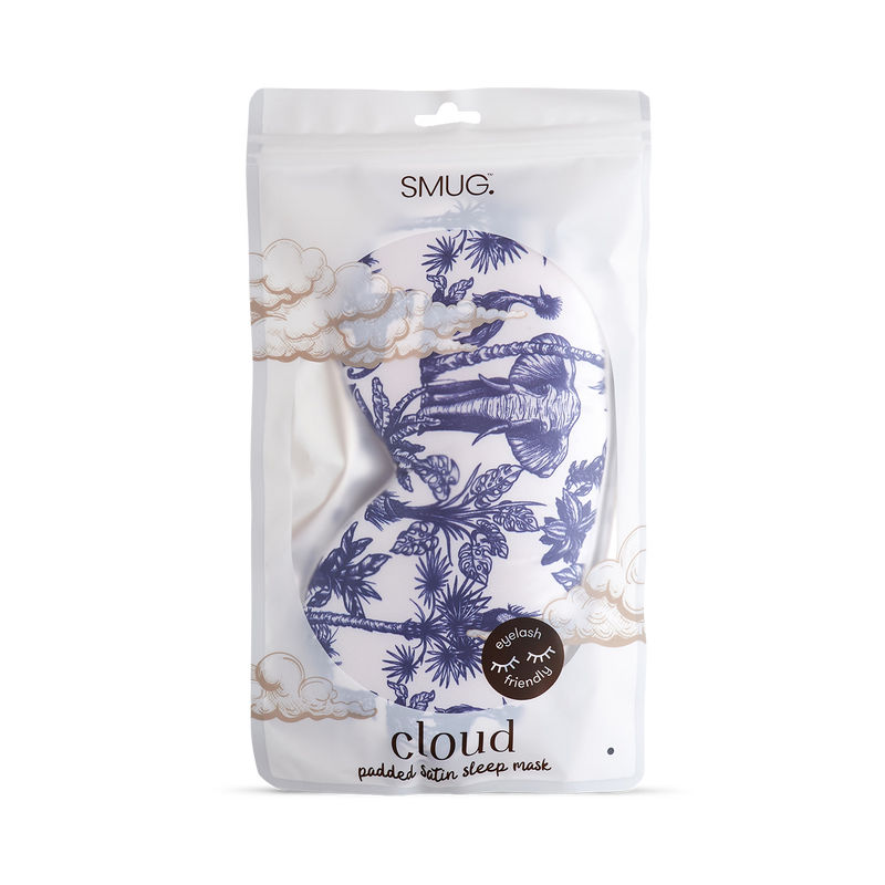 Smug Cloud sleep mask elephant design, UK version