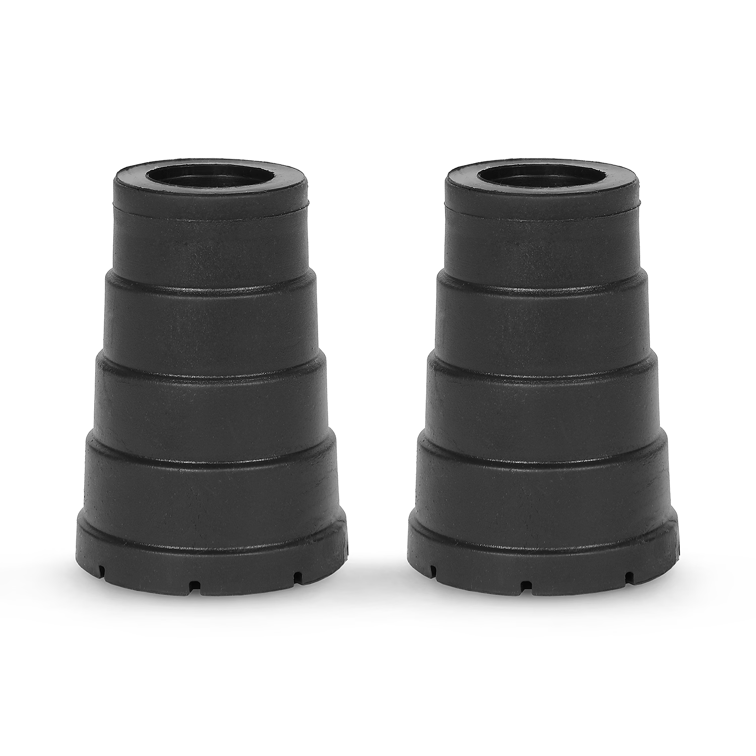 Cool shock absorbing crutch ferrules 19mm pair, imported from the UK