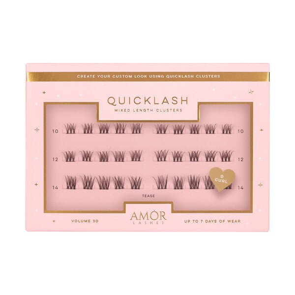 House of Amor DIY eyelash clusters Tease 30 clusters (British brand)