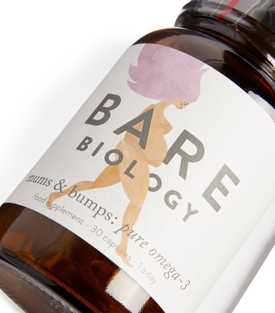 Bare Biology Mum & Bump Pure Omega-3 maternity supplement 30 capsules - British product
