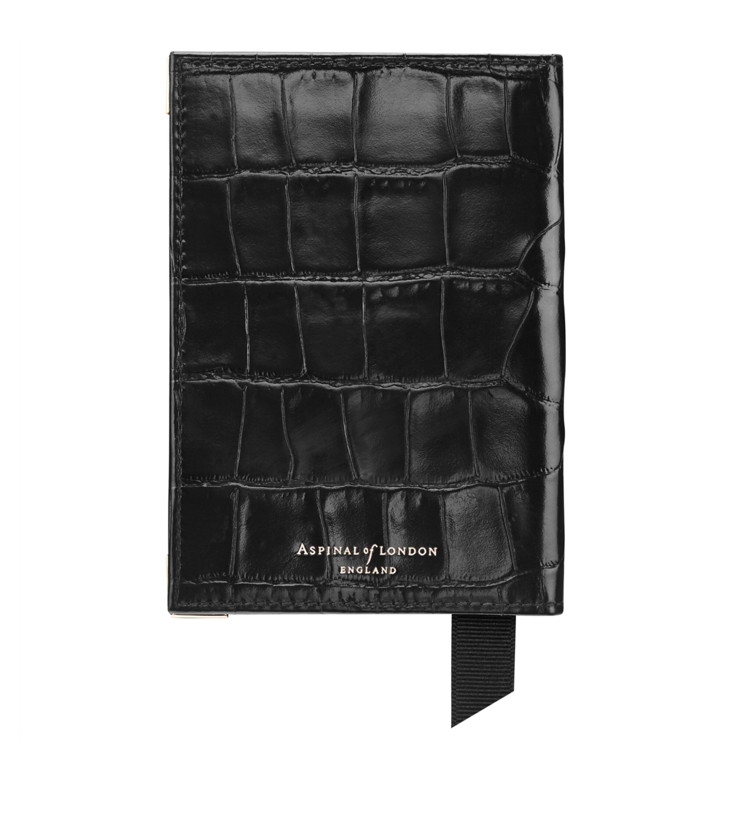 Aspinal of London croc-embossed passport cover - British product