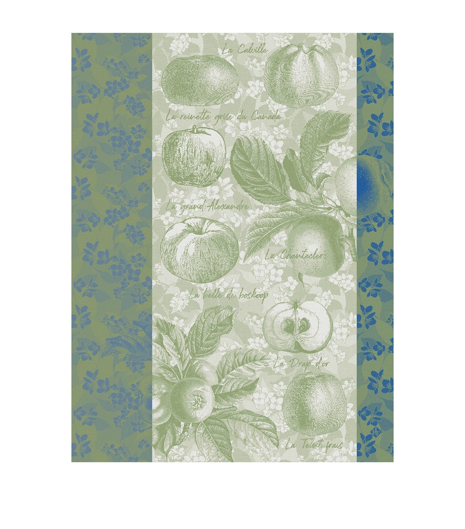 Le Jacquard Français Cotton Pommes Tea Towel 60cm x 80cm, UK version