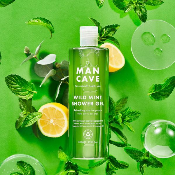 ManCave Wild Mint Shower Gel 500ml GOODS Superdrug   