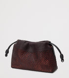 LOEWE Flamenco woven leather clutch bag, UK version