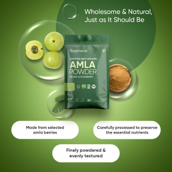 Organic amla powder vitamin C supplement (British brand)