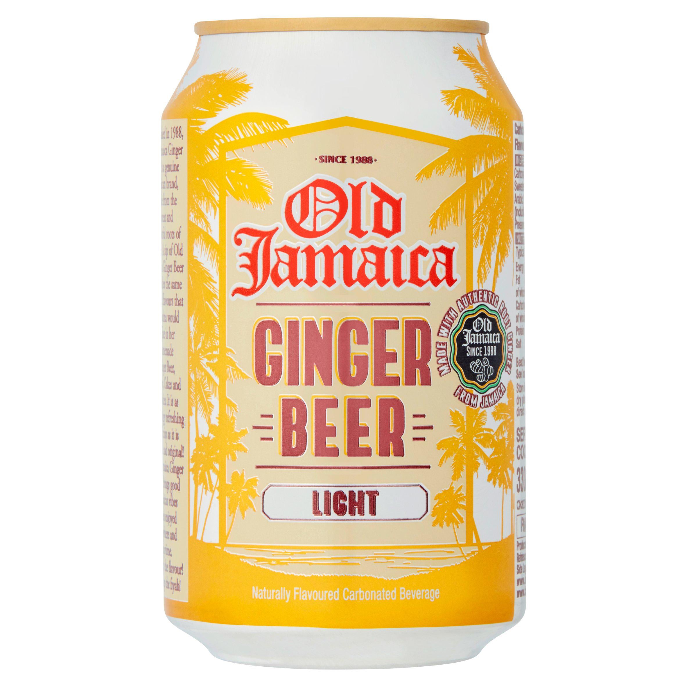 Old Jamaica Ginger Beer Light 330ml African & Caribbean Sainsburys   