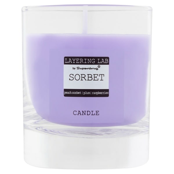 Superdrug Layering Lab Sorbet Candle 20cl GOODS Superdrug   