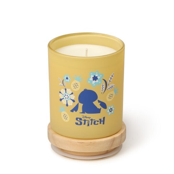 Disney Stitch pineapple and coconut blossom scented candle 195g, imported from the UK