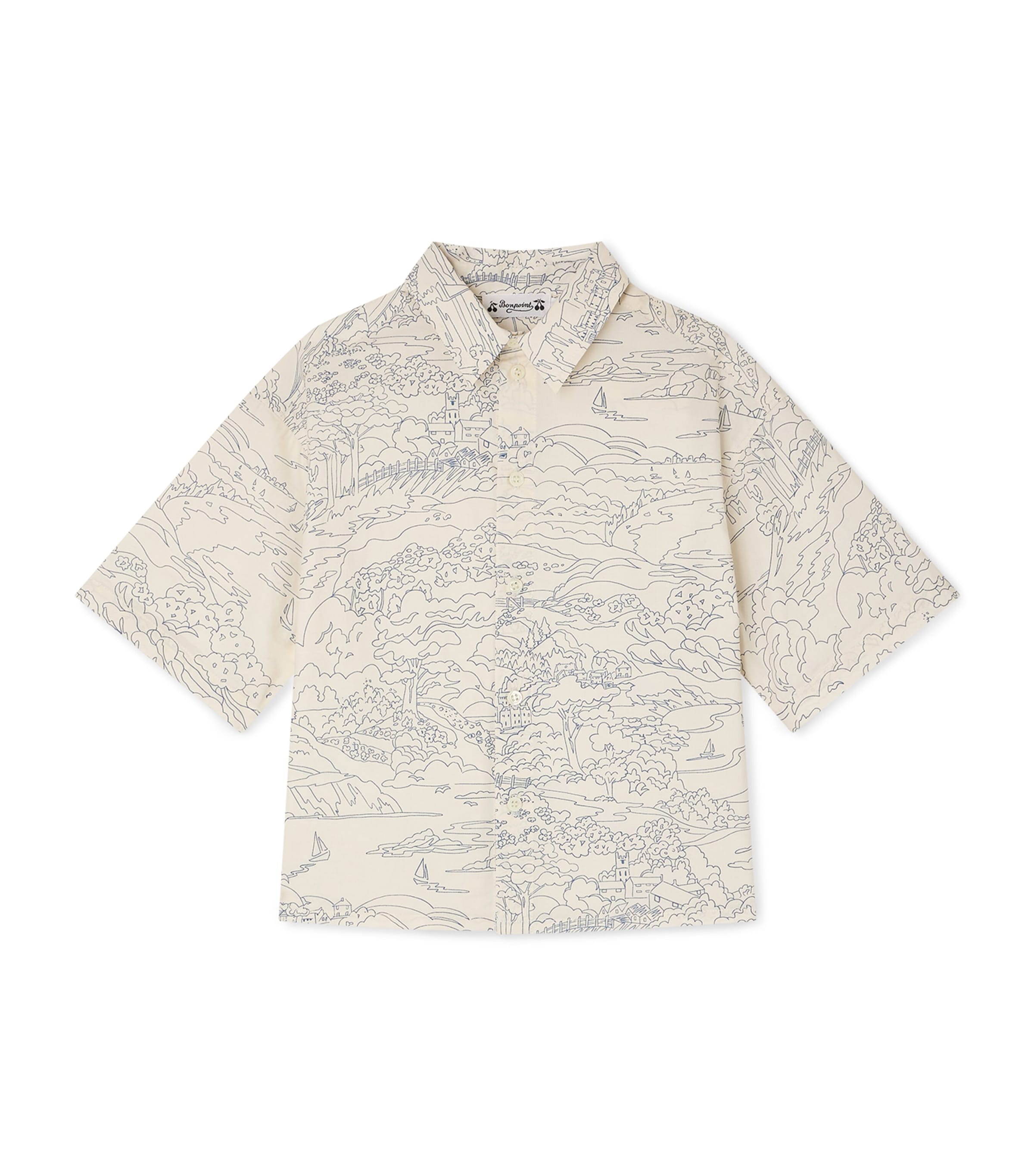 Bonpoint cotton printed shirt 10-14 years - British product