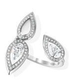 Messika Fiery Trio ring 18kt white gold 0.81ct - British product