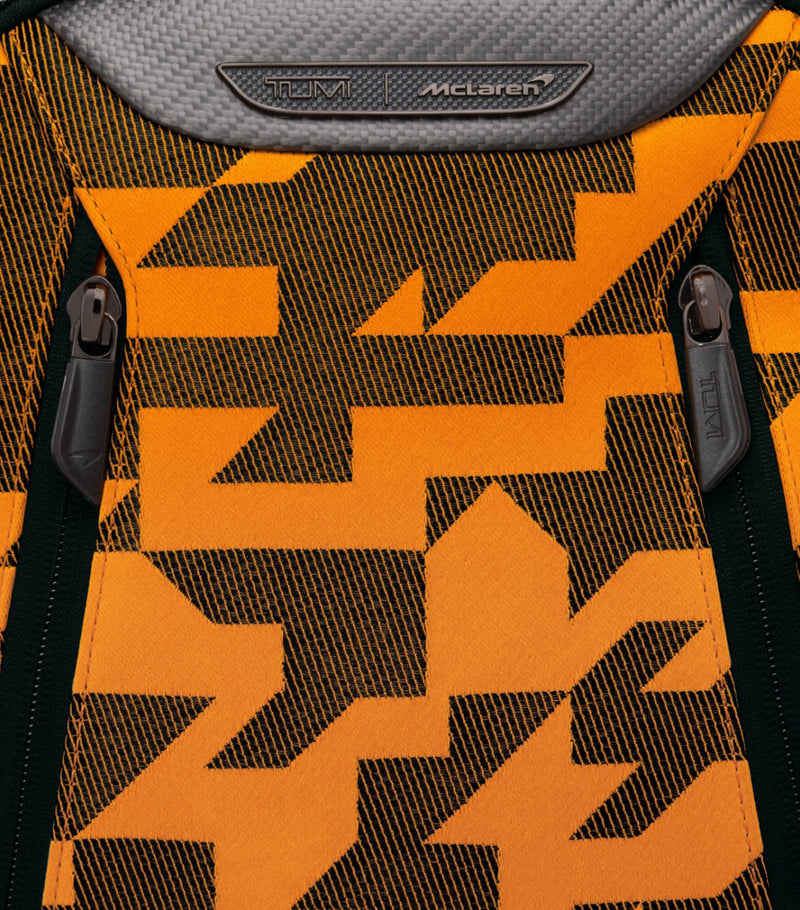 Tumi McLaren Velocity backpack with carbon fibre accents, UK version