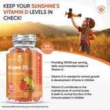 Maxmedix Vitamin D Gummies Kids 1000IU 120 gummies - British product